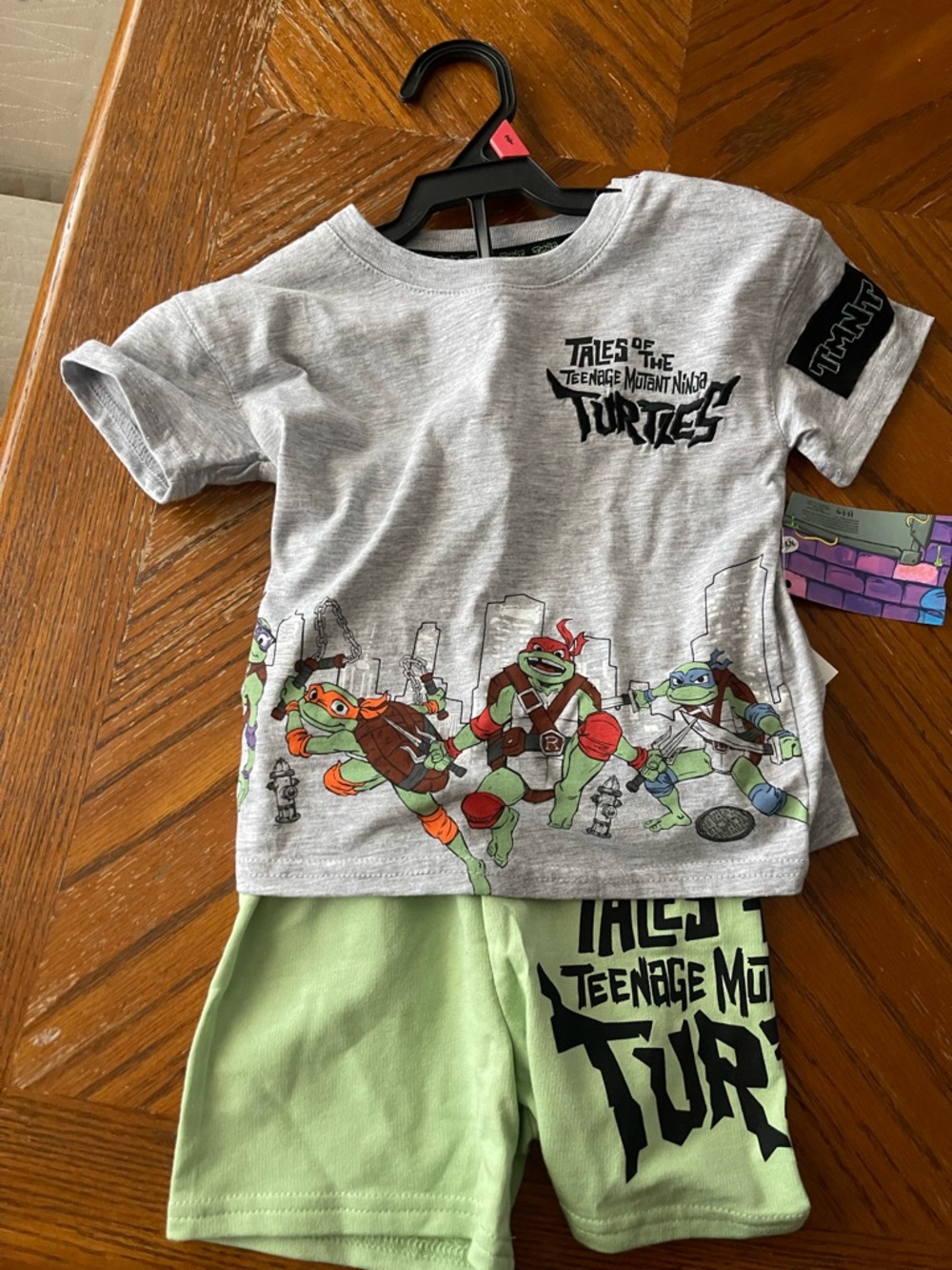 Teenage Mutant Ninja Turtles Grey Graphic Short Sleeve rTee